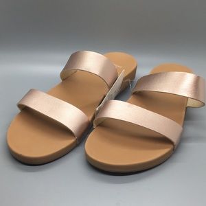 Deidra Slide Sandal - Shade & Shore - Rose Gold